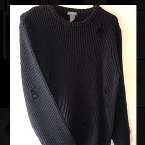 H&M black oversized sweater